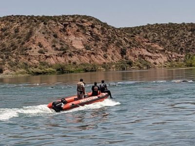 Continúa la búsqueda: no logran encontrar al joven desaparecido en el Río Limay