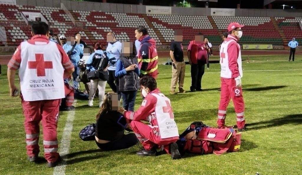 Agresión en el partido