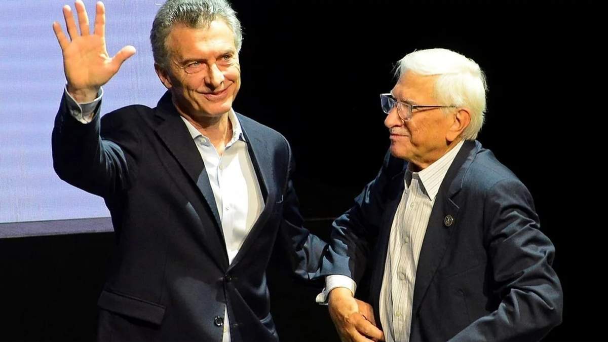Mauricio Macri y Jorge Todesca (foto: Twitter).
