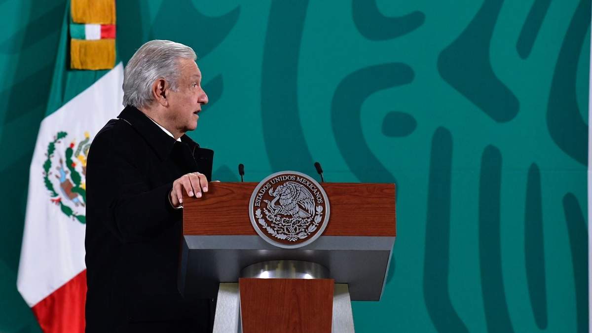 El presidente López Obrador en su conferencia de prensa