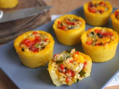 Niditos de polenta: la receta ideal para aprovechar las sobras y resolver la cena en pocos minutos