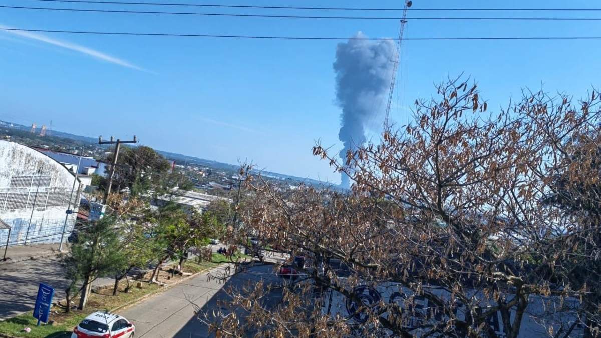 El incendio en Ixhuatlán del Sureste