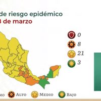 Así quedó el semáforo del 15 al 28 de marzo: Sonora debuta en el color verde, 21 estados en amarillo