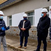 El gobernador recorrió las obras en el sur de la provincia