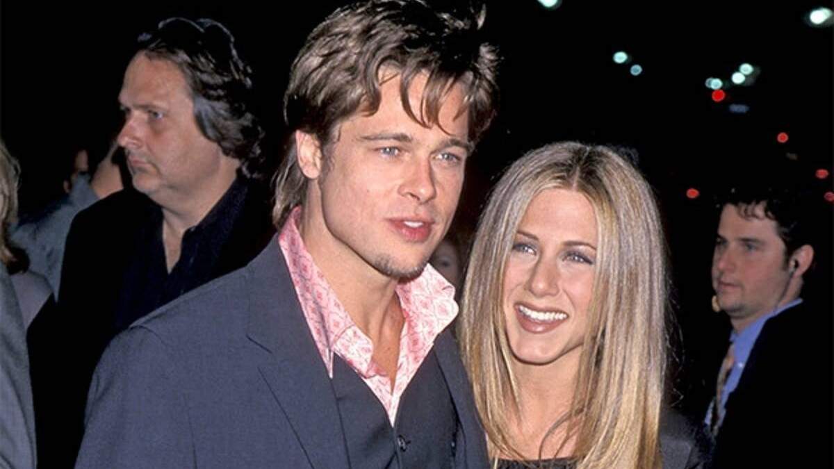 Jennifer Aniston & Brad Pitt. Fuente: (Twitter)