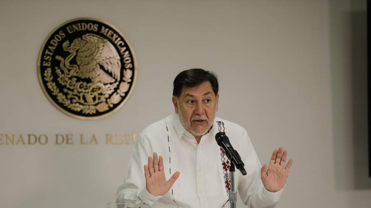 El senador Gerardo Fernández Noroña