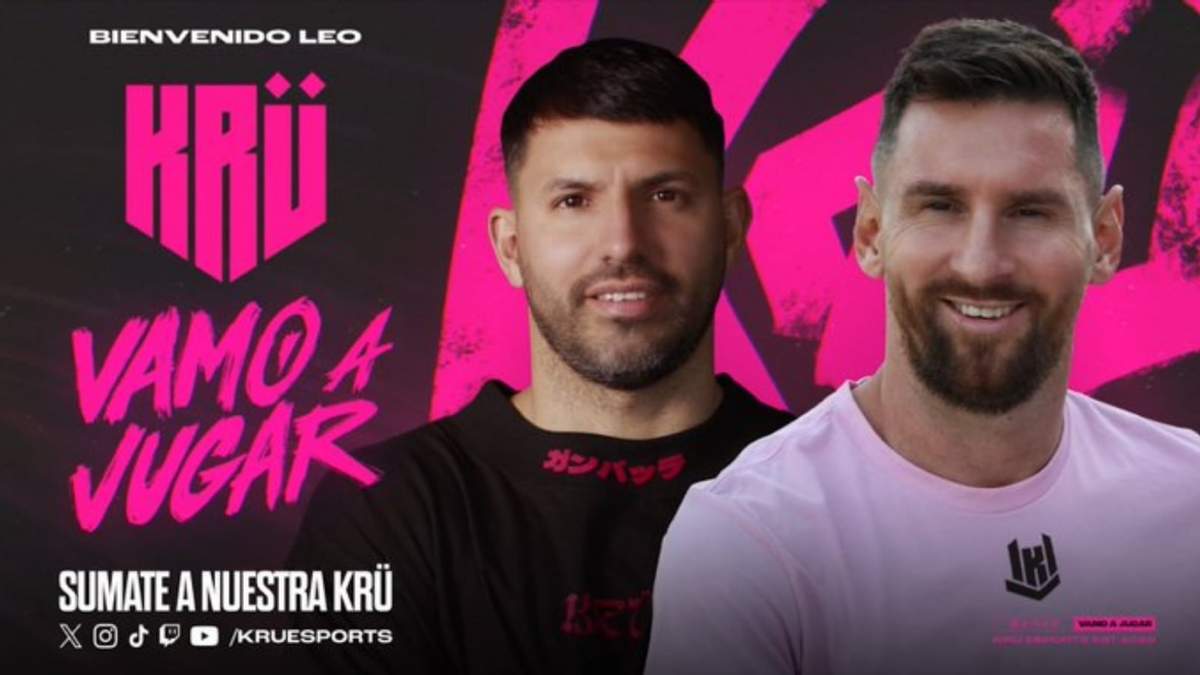 Kun Agüero y Lionel Messi, dueños de Krü Esports