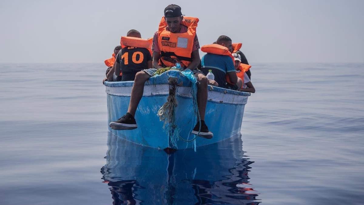 Migrantes en el mar
