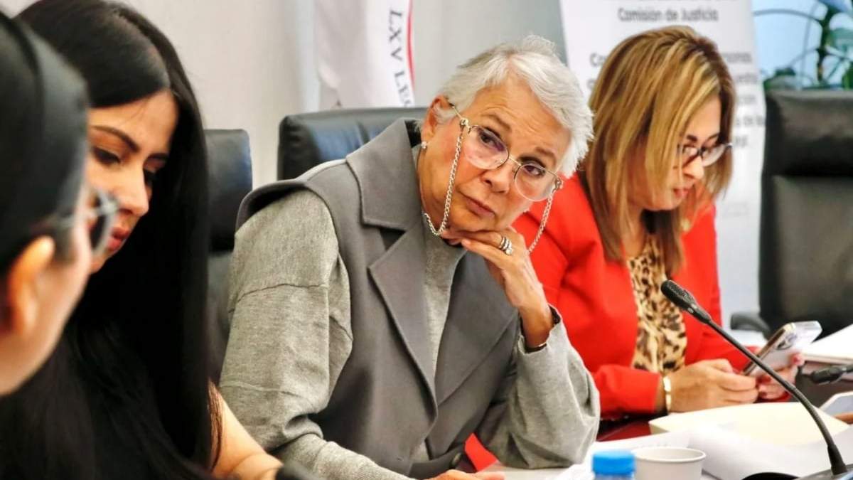 La senadora Olga Sánchez Cordero