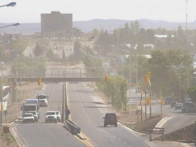 Los fuertes vientos no dieron descanso en Zapala durante todo el fin de semana