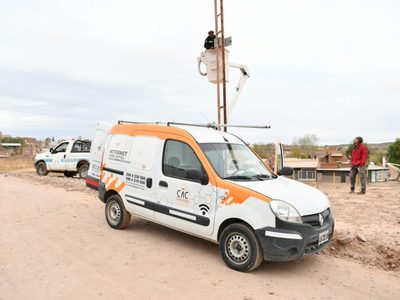 Comienzan a instalar los puntos wifi gratuitos en el Rincón de Los Sauces