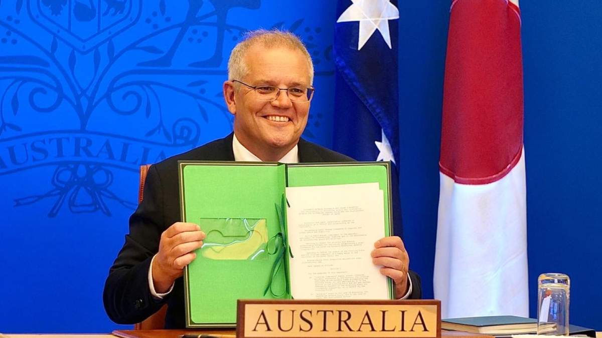 El hasta hoy primer ministro de Australia, Scott Morrison
