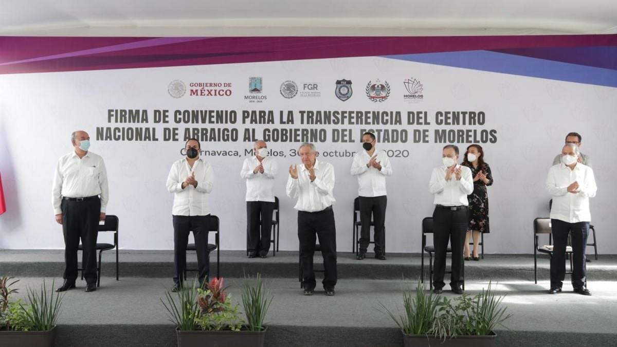 El presidente Andrés Manuel López Obrador en Morelos