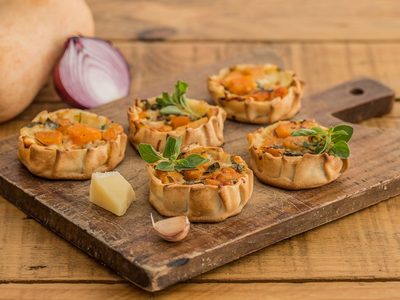 Canastitas de calabaza: la receta exprés que te salva y podés guardar en el freezer por 3 meses