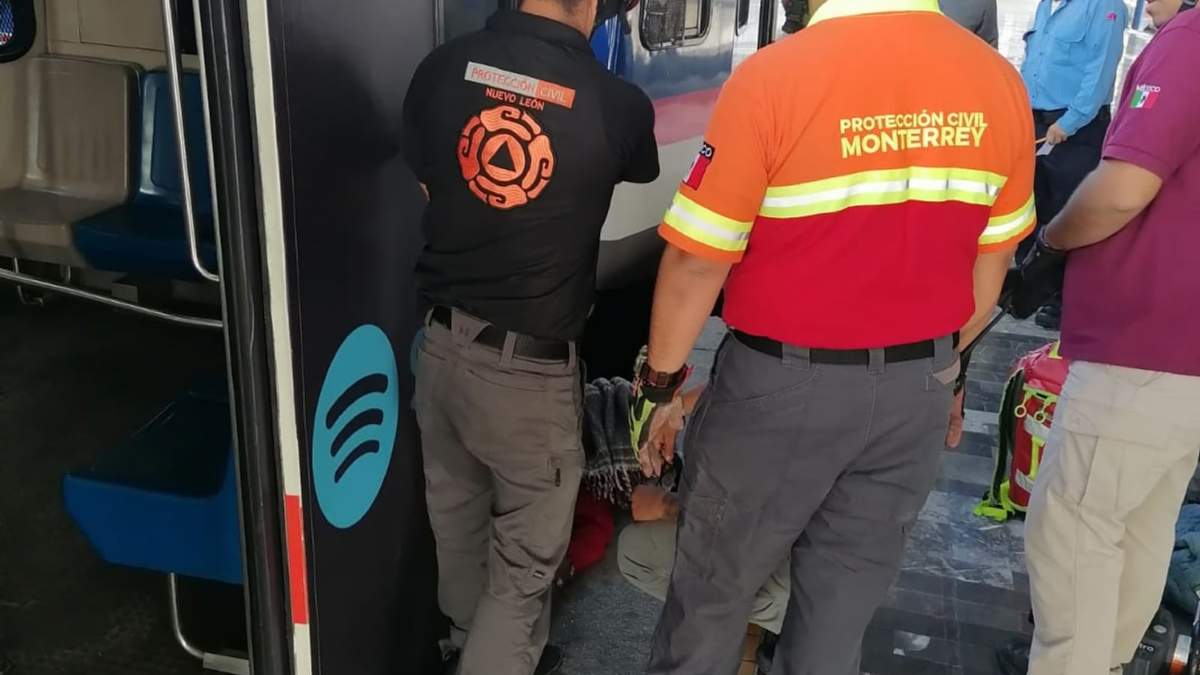 Accidente en Metro de Monterrey