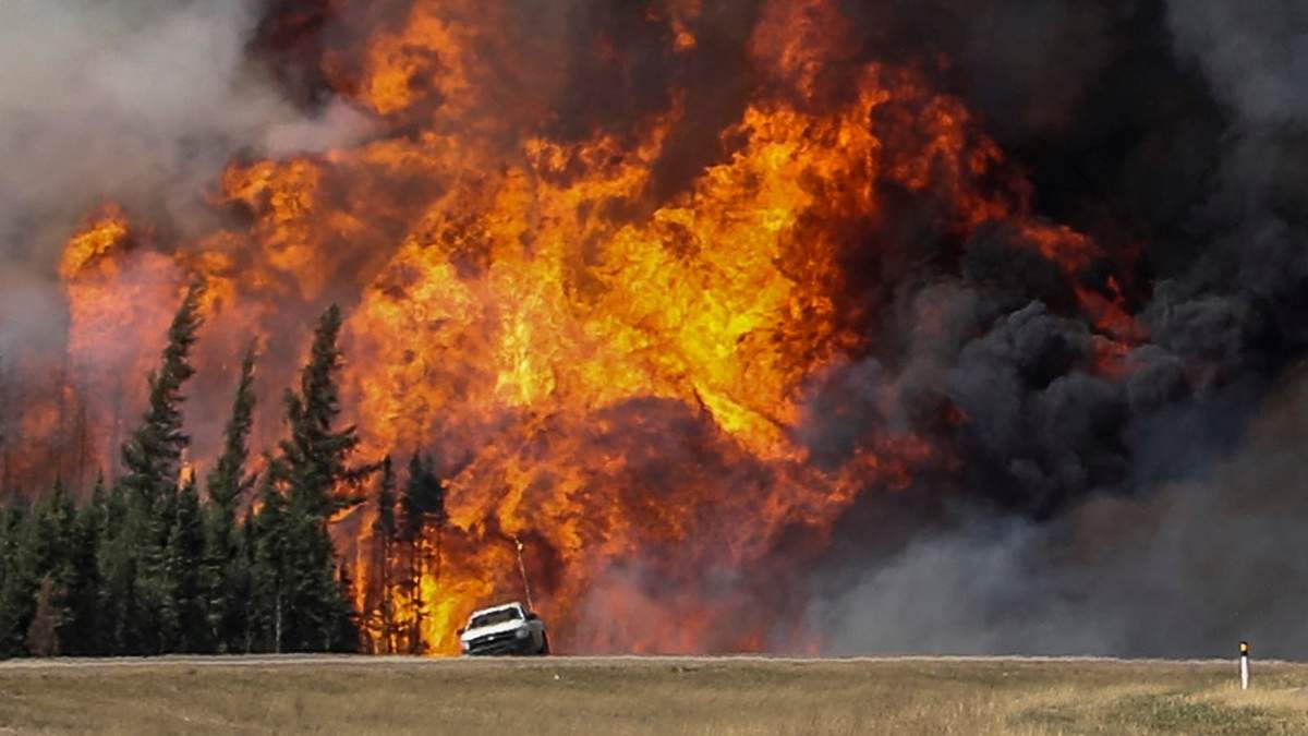Incendios forestales en Canadá. Fuente: (Twitter)