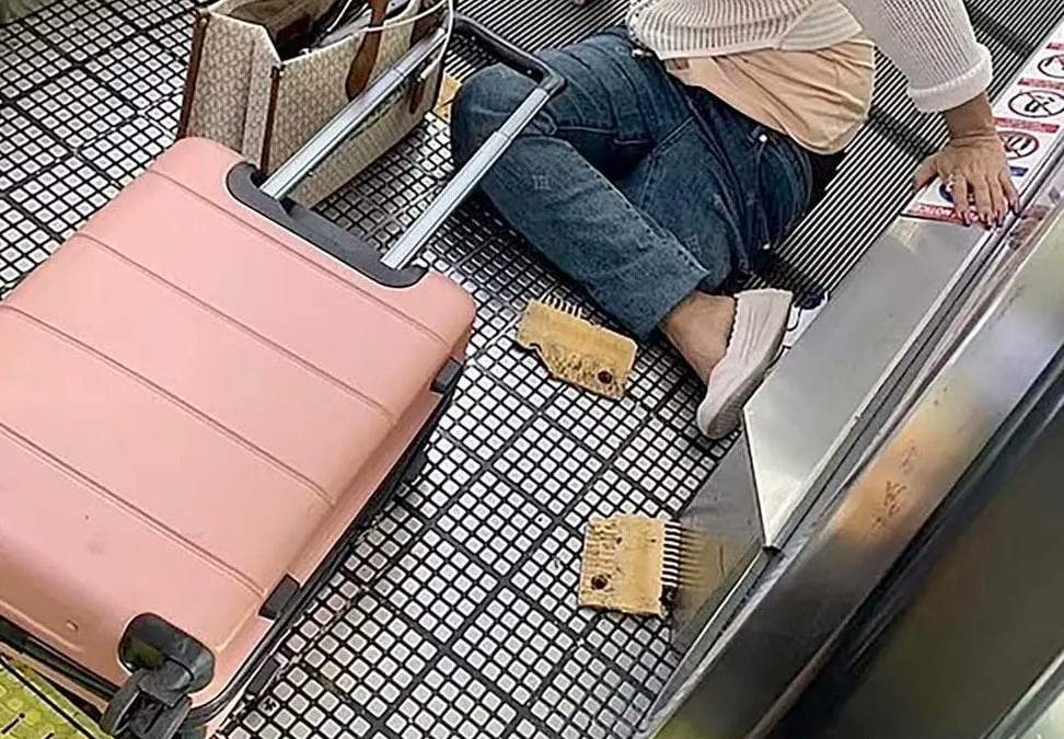 Accidentada en el aeropuerto de Bangkok