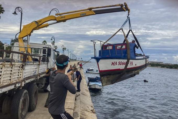 Ian llegó a Cuba como huracán fuerte