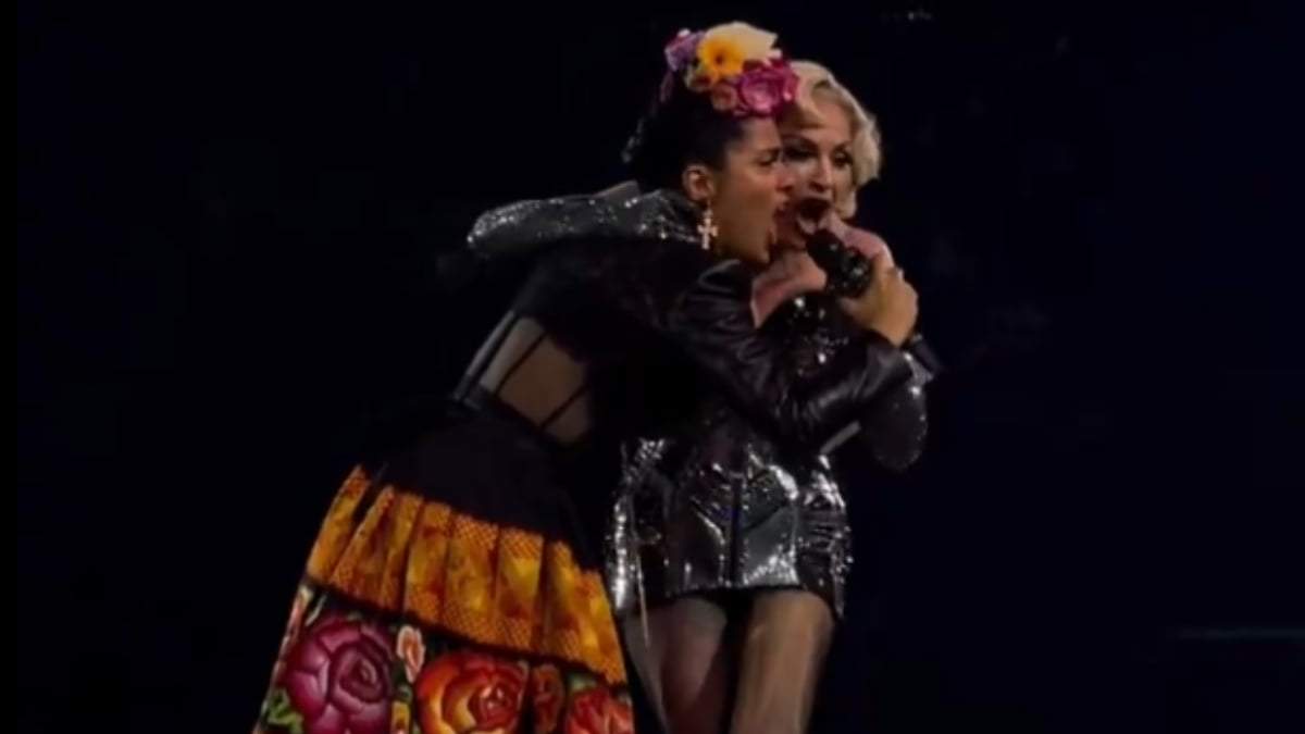 Salma Hayek y Madonna