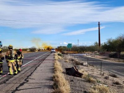 El gobierno de Arizona evacúa a personas luego de un derrame de ácido nítrico en las afueras de Tucs