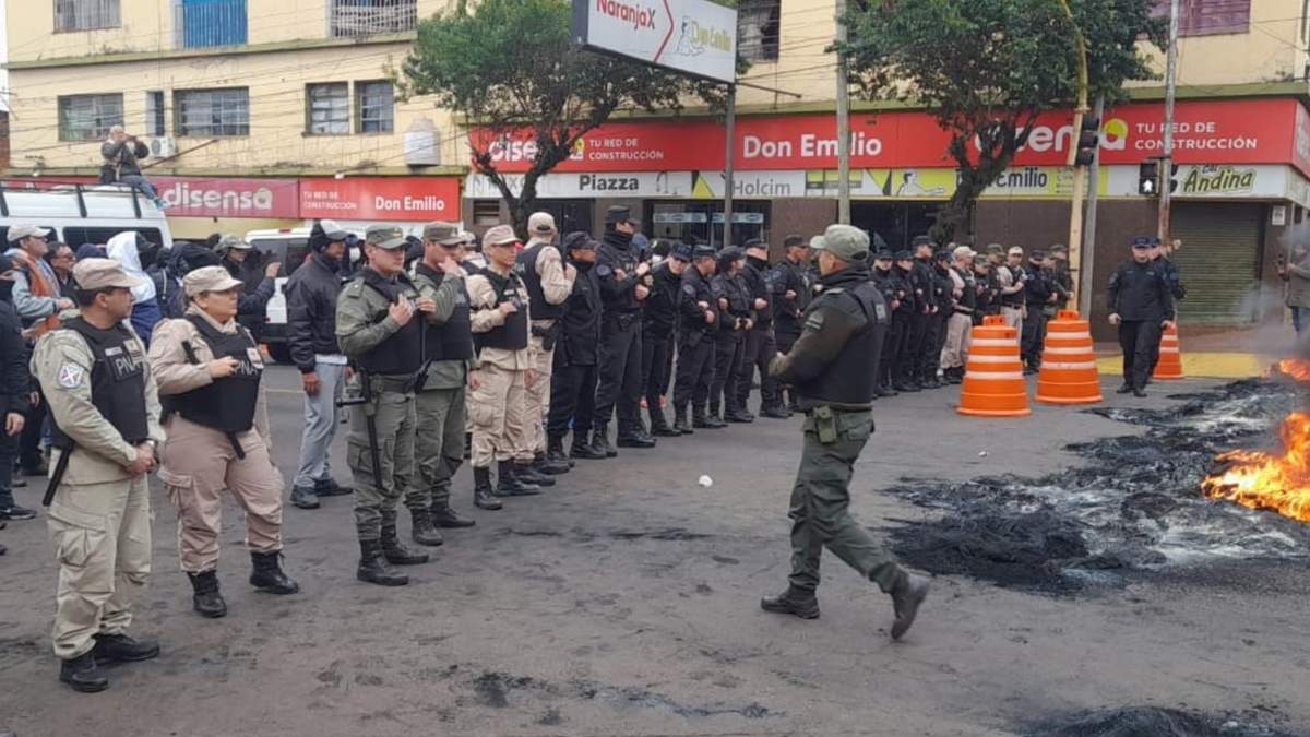 En las próximas horas se podrían sumar otros sectores a la protesta en Misiones. Fuente: (Twitter)