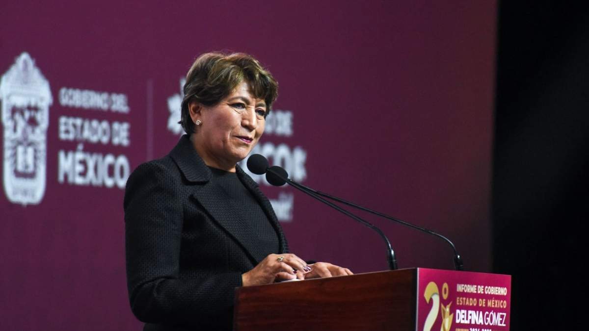 Delfina Gómez rindió su Segundo Informe en el Teatro Morelos de Toluca