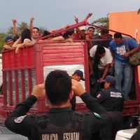 GN intensifica aseguramiento de migrantes en la frontera sur; realiza primer operativo en un tren (Video)