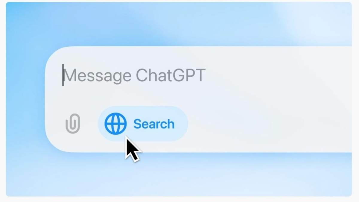 Interfaz de SearchGPT en ChatGPT