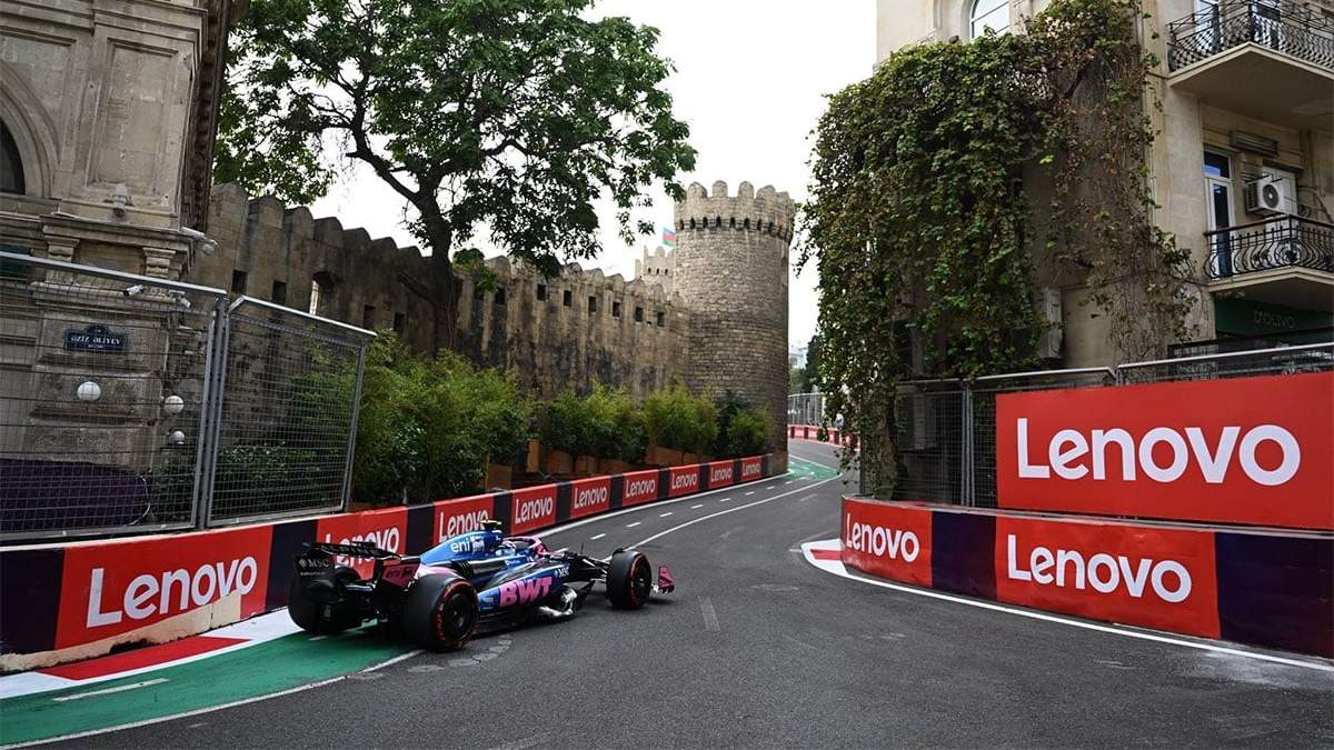 Colapinto no tuvo un buen día en el callejero del Gran Premio de Azerbaiyán.