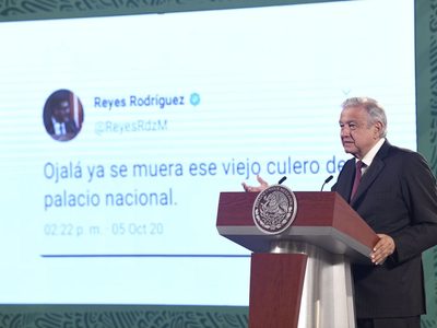 "Degradante" nombramiento de Reyes Rodríguez en el TEPJF: AMLO; exhibe tuit en el que lo insultó