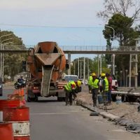 Retomaron las obras en la ruta 7 que estaban paralizadas desde hace un año