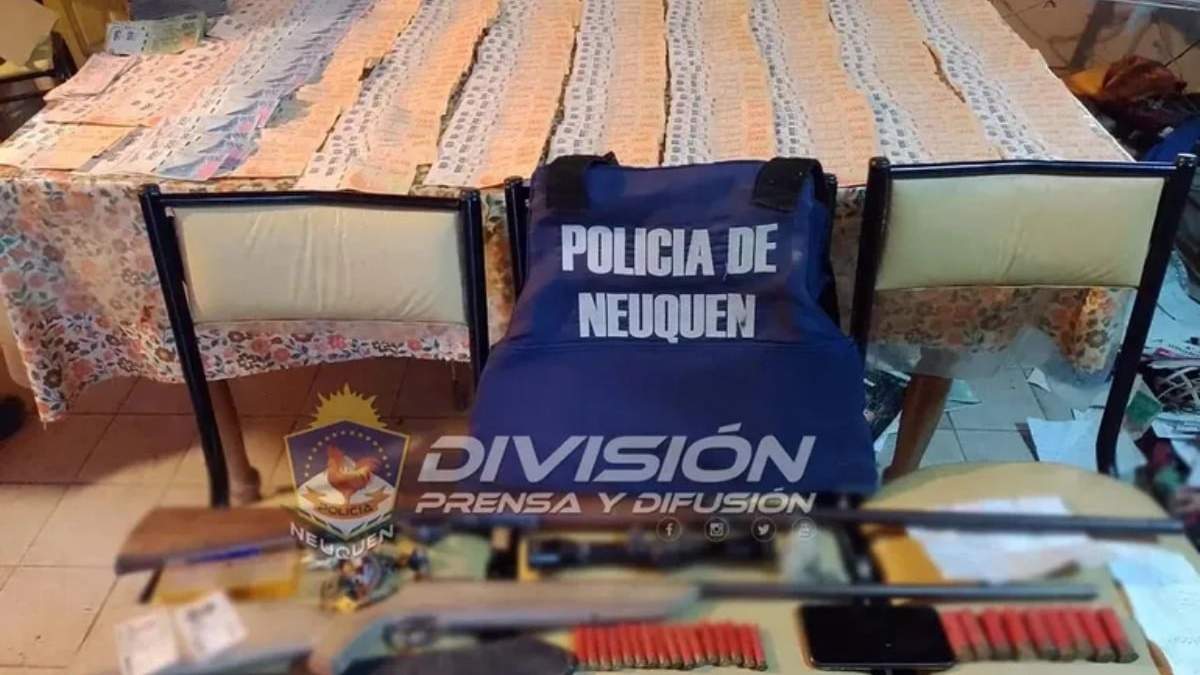 Decomiso de la Policía del Neuquén. Fuente: (Facebook)