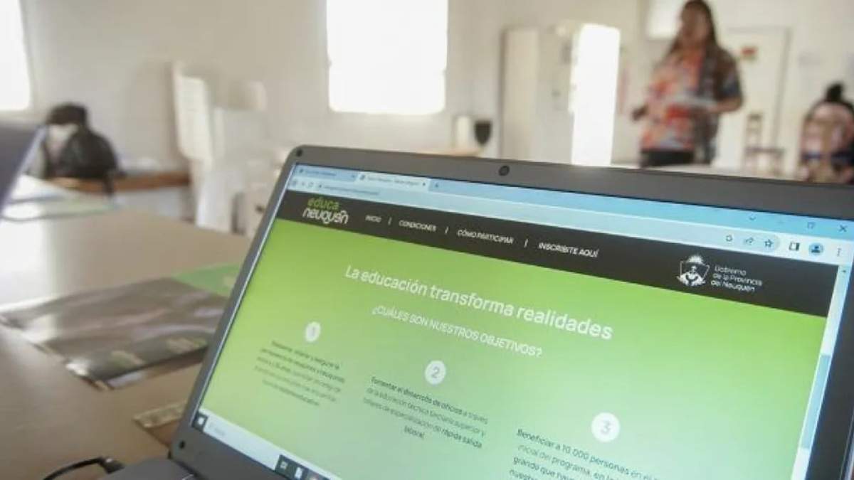 En el mes de marzo pagarán el beneficio a quienes aprueben los espacios curriculares adeudados. Fuente: (Gobierno de Neuquén)
