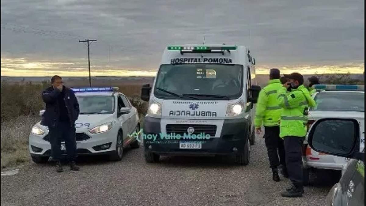 El cuerpo fue encontrado en Valle Medio. Foto informativo Hoy Valle Medio.