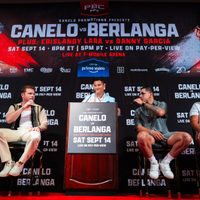 Berlanga “calienta” la pelea y dice que el Canelo es “el cobarde más grande del boxeo”