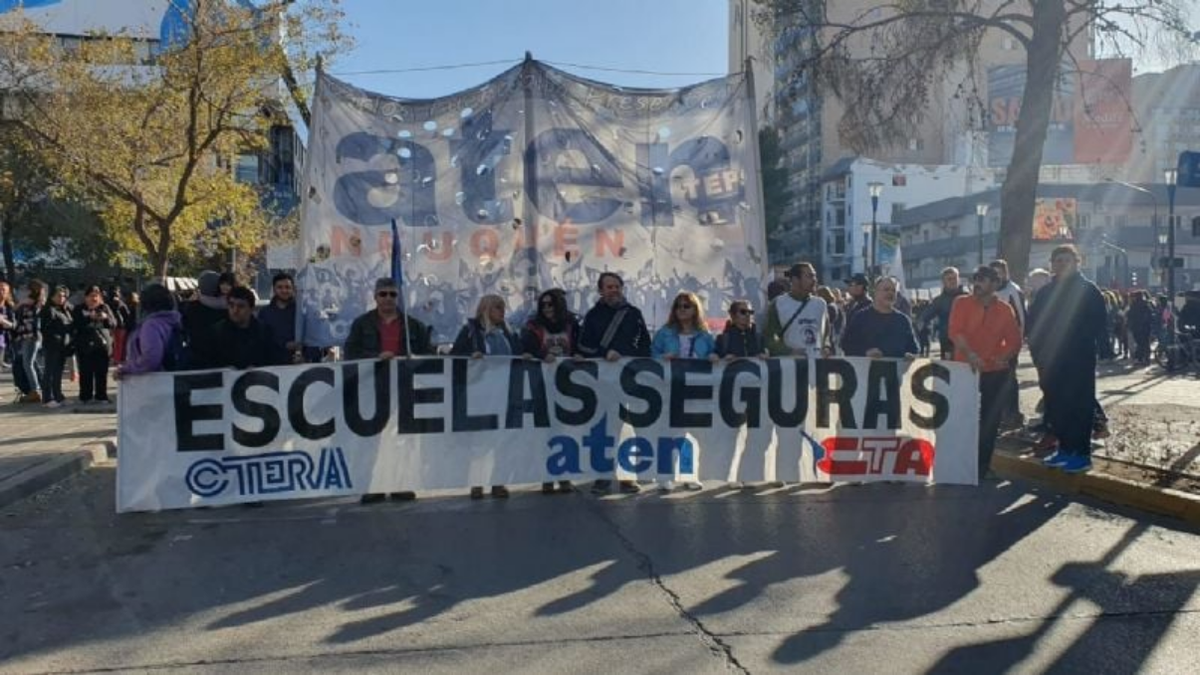 ATEN reclamó por el mantenimiento escolar. Fuente: (Facebook)