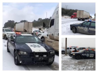 Suman más 48 horas de cierre carretero entre Sonora y Chihuahua por quinta tormenta invernal