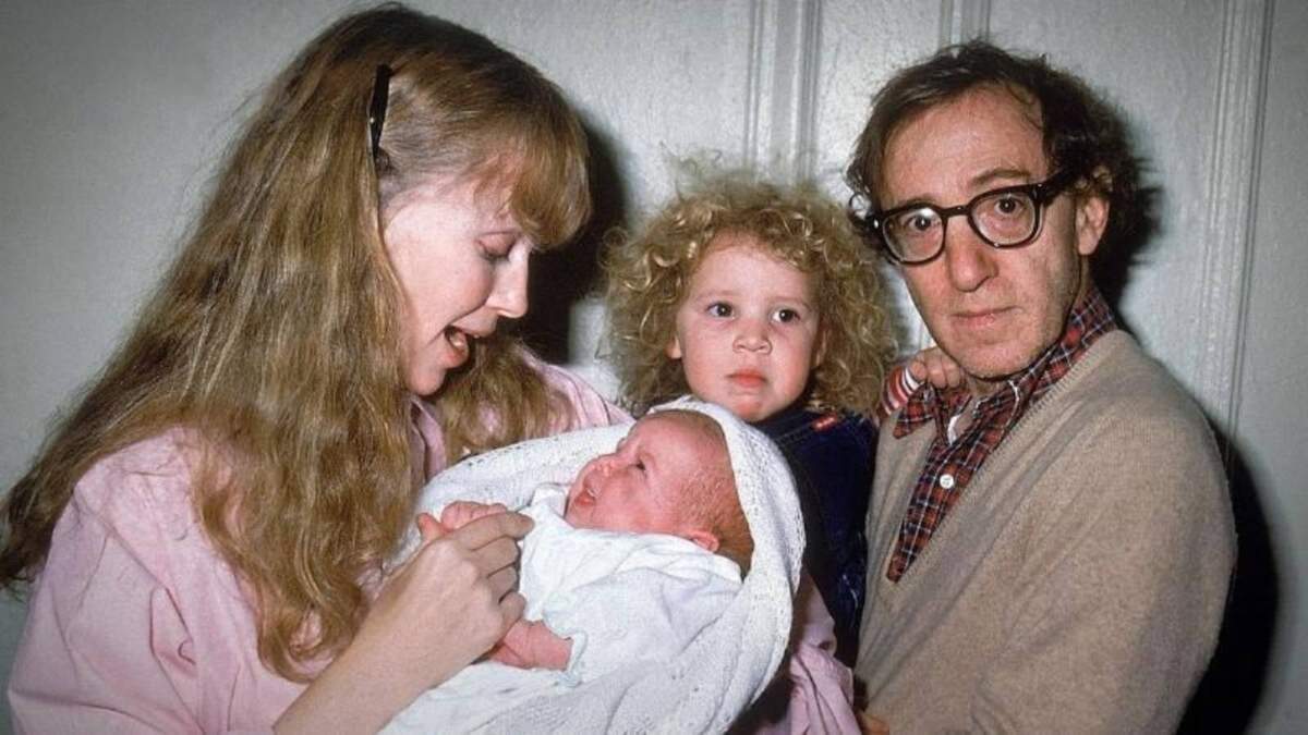 Mia Farrow y Woody Allen