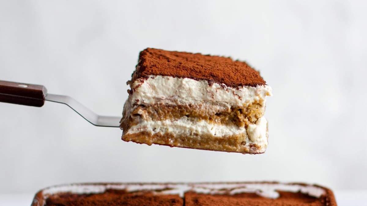 Tiramisú light. Fuente: (Instagram)