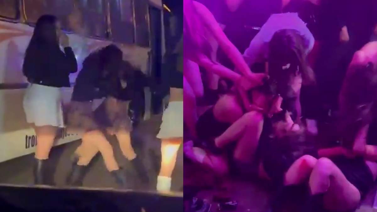 Varias jóvenes se enfrentaron en una batalla campal a la salida de un boliche