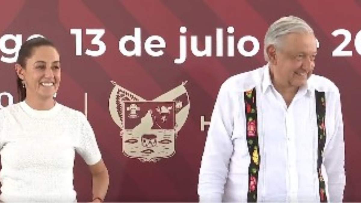 Sheinbaum y AMLO en Hidalgo