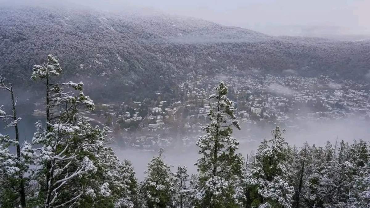 San Martín amaneció teñida blanco