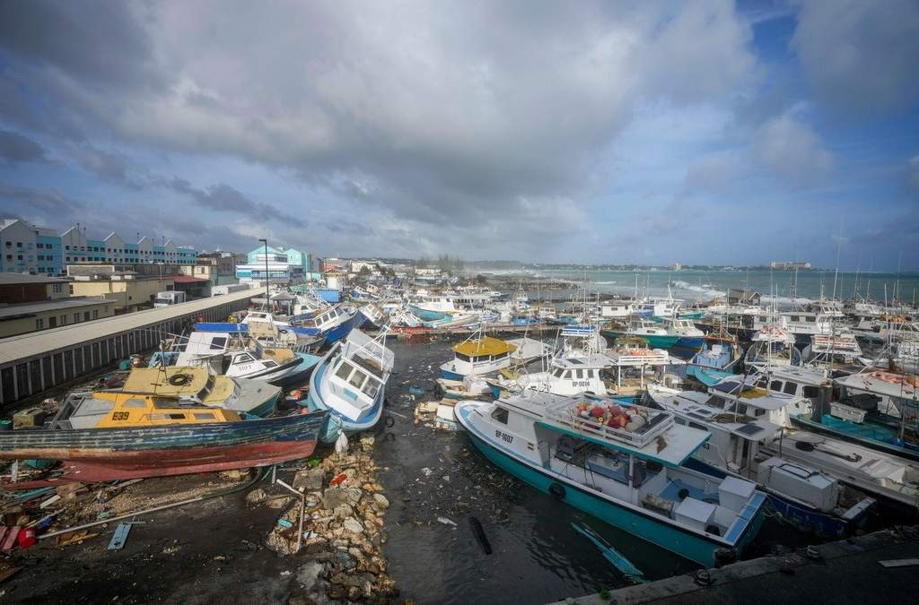 Beryl  provoca daños en el Caribe