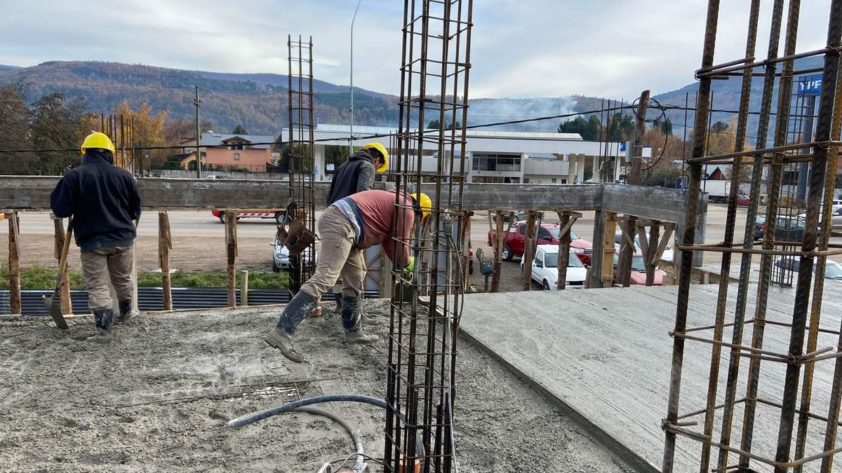 Construcción en Neuquén. Fuente: (Twitter)