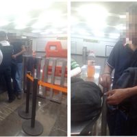 Hombre ebrio baja a las vías del Metro Hidalgo en la Línea 3; interrumpen servicio para rescatarlo