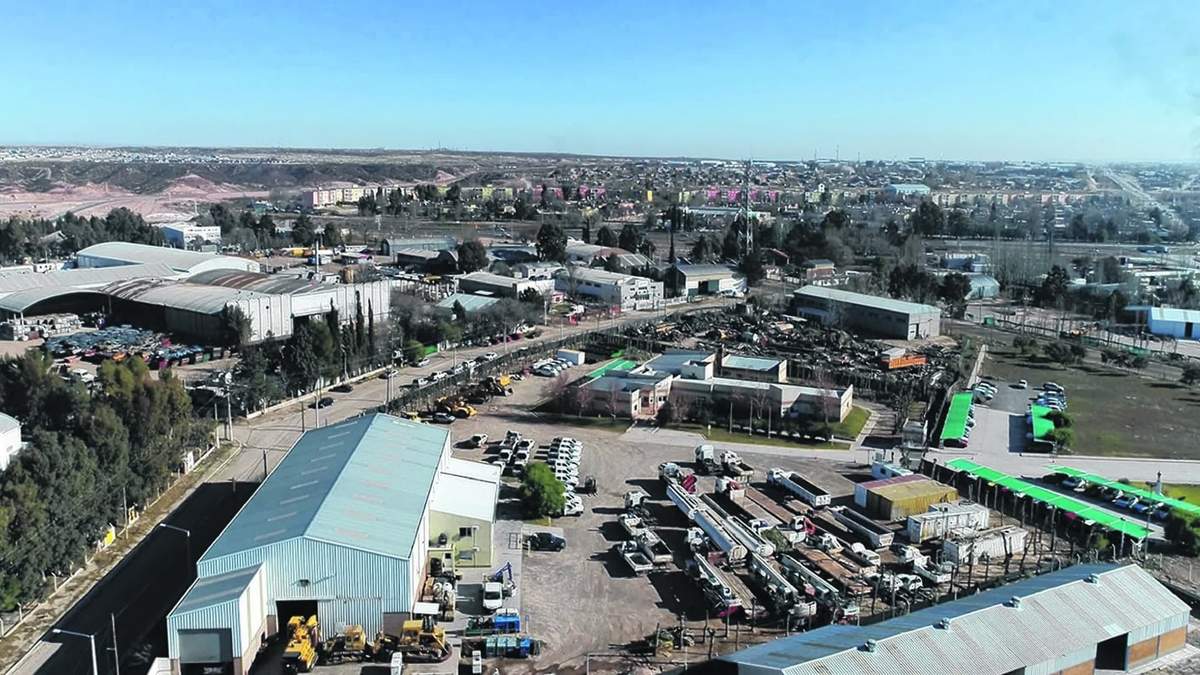 Parque industrial de Neuquén. Fuente: (Twitter)