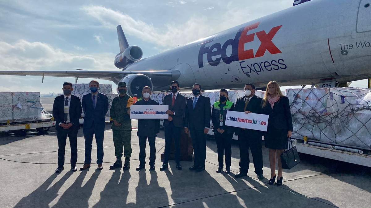 Las dosis fueron enviadas por el gobierno de Estados Unidos