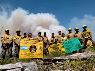 Los brigadistas de Bariloche anunciaron que realizarán un corte en la Ruta 40