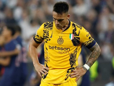 La reacción de Lautaro Martínez al perder una nueva final de Champions con el Inter