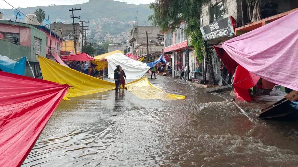 Lluvias en Tlalnepantla